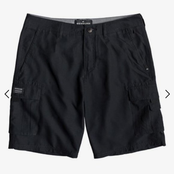 Quiksilver Other - Quiksilver Amphibian Shorts 33 black cargo water dry fast summer board